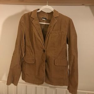 J. Crew tan corduroy blazer